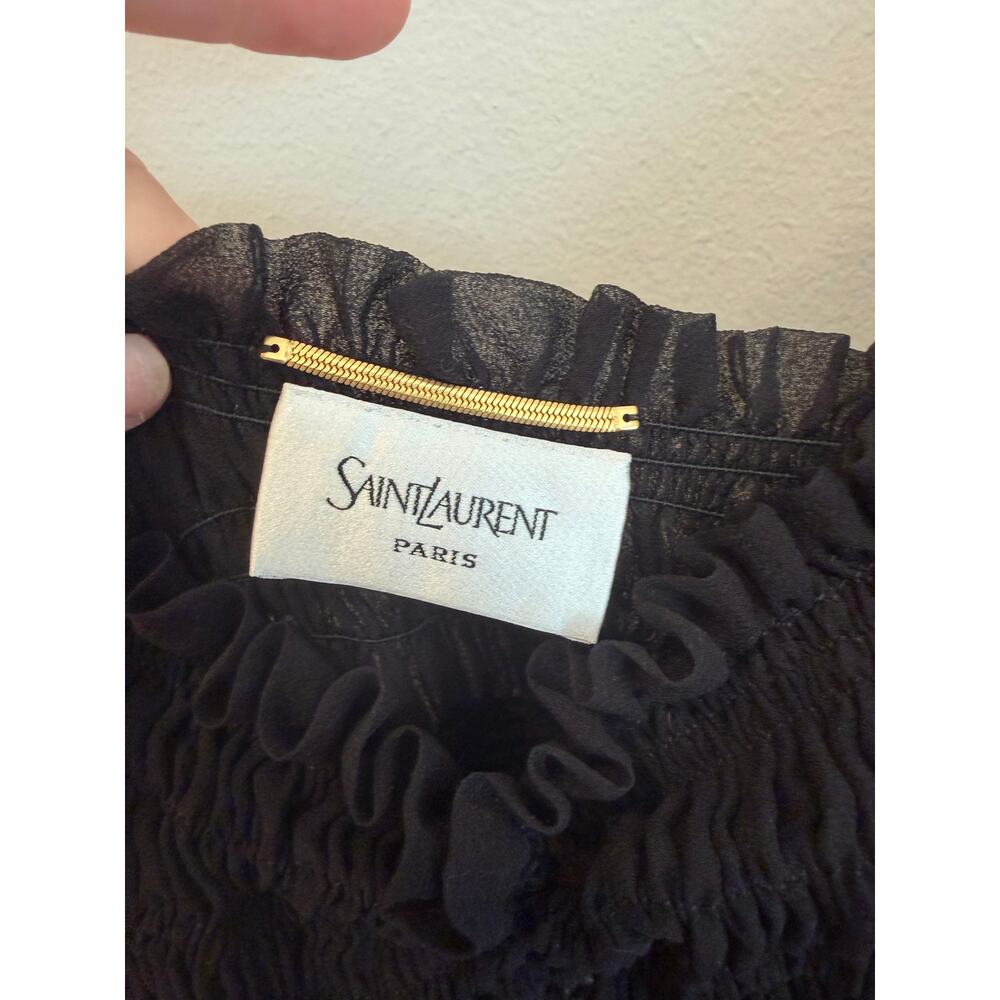 Saint Laurent Ruffled Dress - Picture 4 of 5